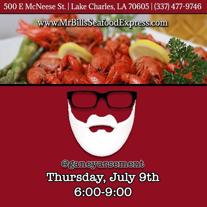 Bandsintown Ganey Arsement Tickets Mr Bill's Seafood Express, Jul