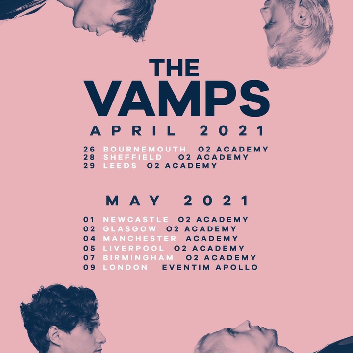 Bandsintown The Vamps Tickets Eventim Apollo Hammersmith Eventstarttime
