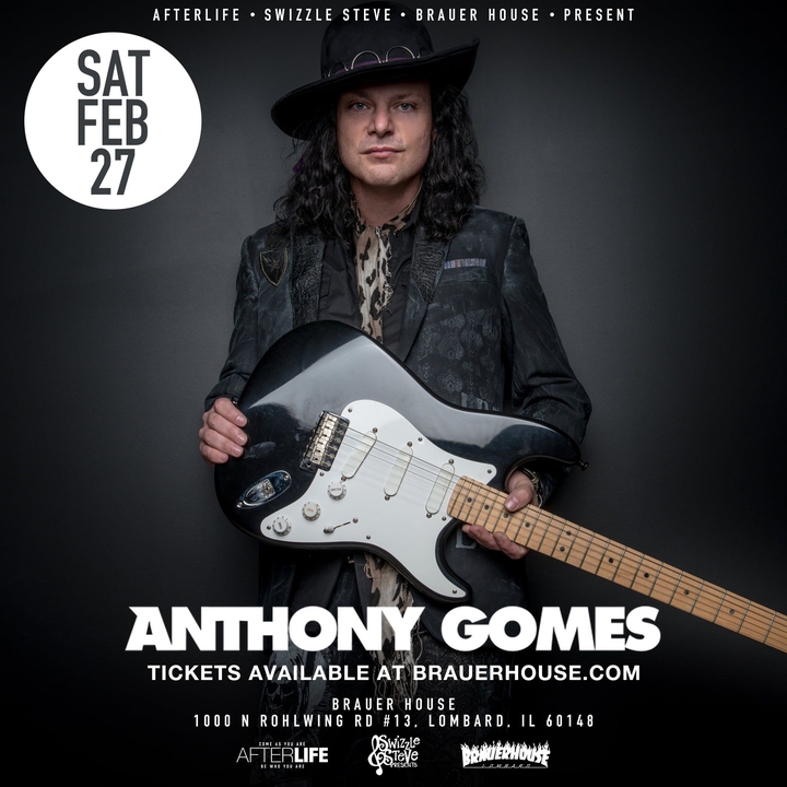 Anthony Gomes Tour Dates, Concert Tickets, & Live Streams
