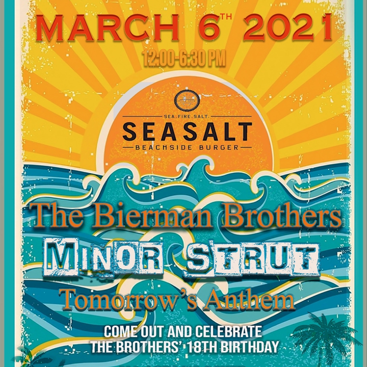 Bandsintown Minor Strut Tickets Seasalt Beachside Burger, Mar 06, 2021