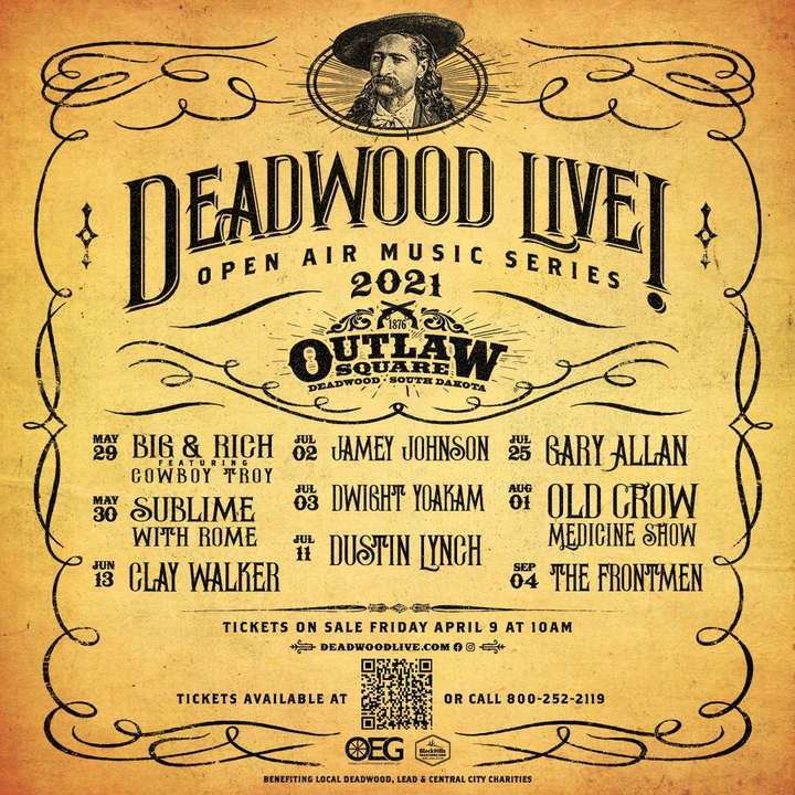 Bandsintown Old Crow Medicine Show Tickets Deadwood S Outlaw Square Aug 01 21