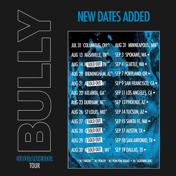 Bully Tour Dates, Concert Tickets, & Live Streams