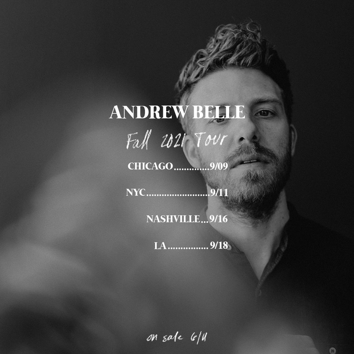 andrew belle tour 2022