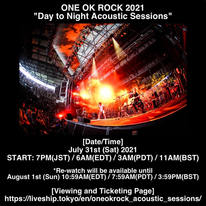 One Ok Rock Tour Dates Concert Tickets Live Streams