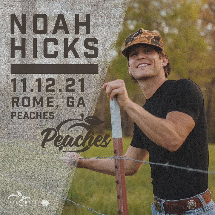 Bandsintown Noah Hicks Tickets Peaches, Nov 12, 2021