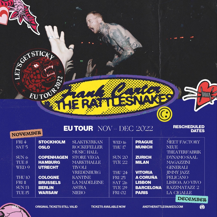 Rattlesnakes Johanneshov Tickets 
