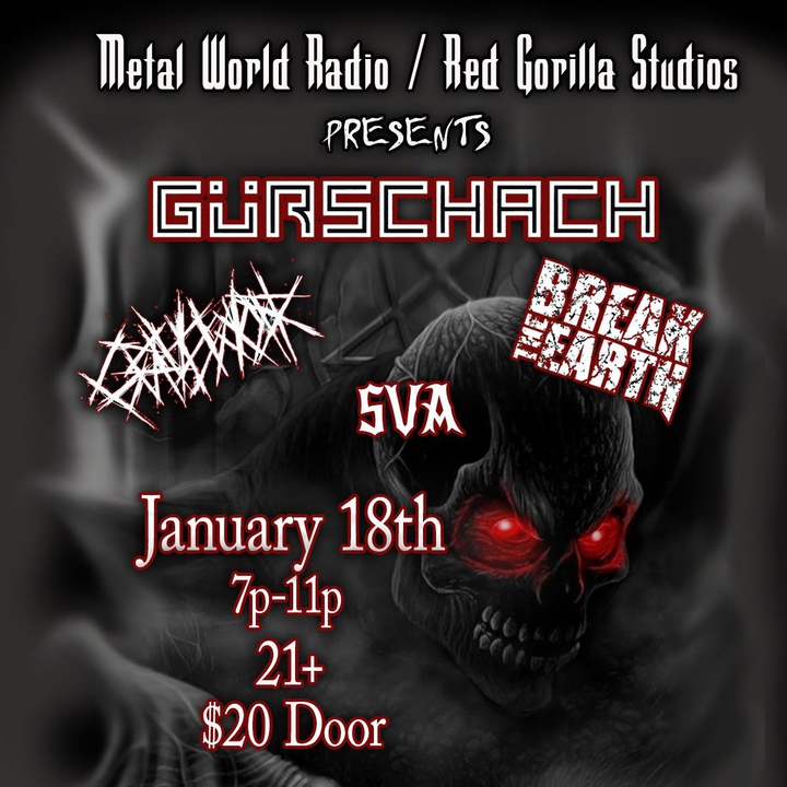 Bandsintown Gürschach Tickets Red Gorilla Studios, Jan 18, 2022