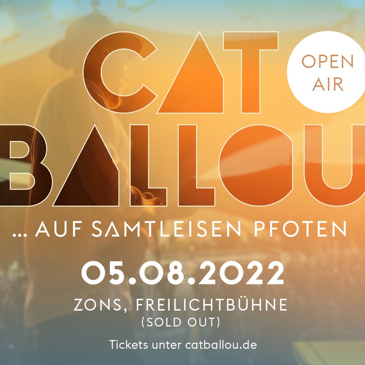 cat ballou Dormagen Tickets, Freilichtbühne Stadt Zons 5. August 2022