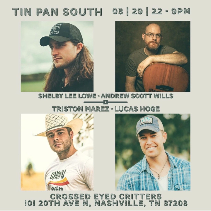 Bandsintown Lucas Hoge Tickets CrossEyed Critters Watering Hole