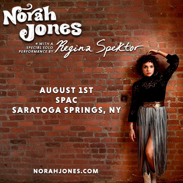 Norah Jones Saratoga Springs Tickets, Saratoga Performing Arts Center