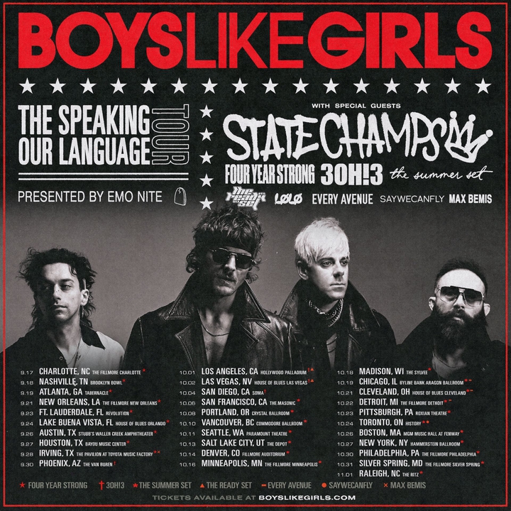 Boys Like Girls Concert Tickets 2023 Live Tour Dates Bandsintown