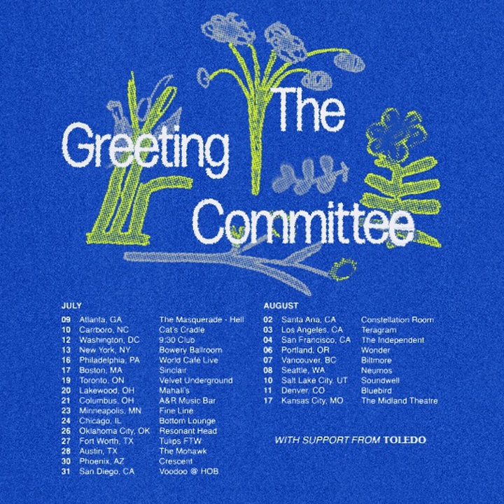 The Greeting Committee Concerts & Live Tour Dates: 2024-2025 Tickets ...