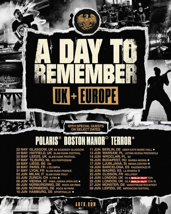 A Day To Remember Concerts & Live Tour Dates: 2025-2026 Tickets ...