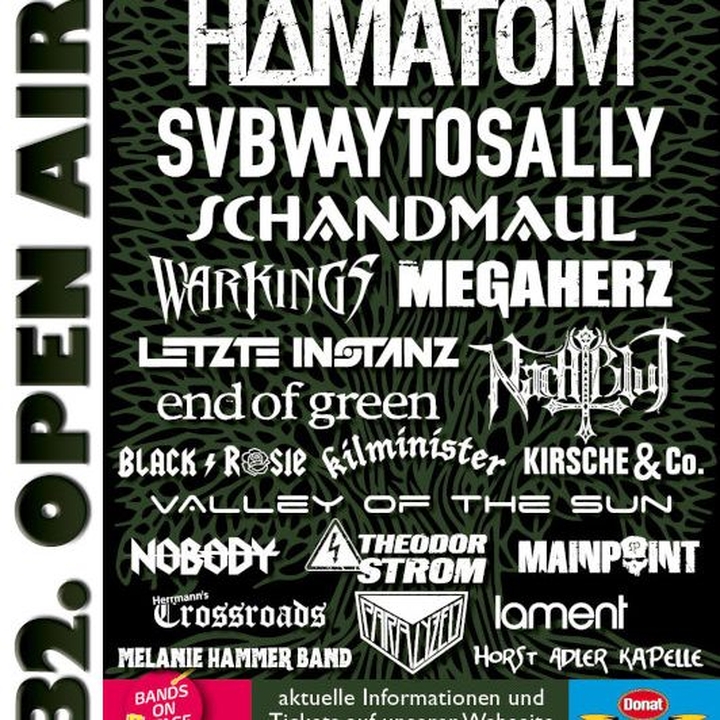 Flyer for Gößnitz Open Air - Zeltbühne show