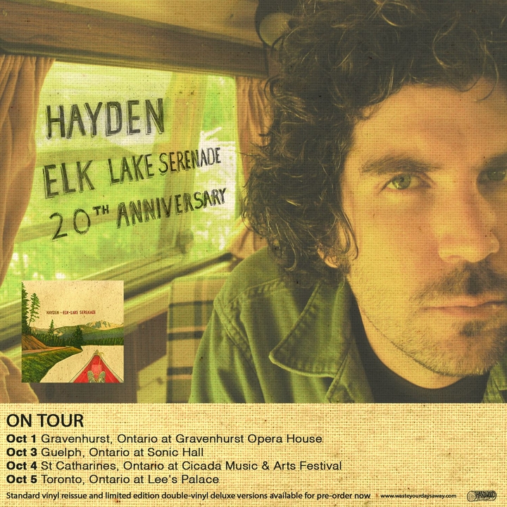 Hayden Tour Dates, Concerts, Releases