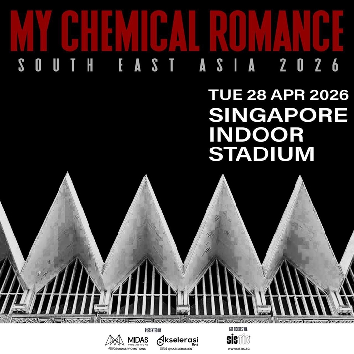 My Chemical Romance Singapore Tickets, Singapore Indoor Stadium