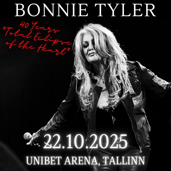 Bonnie Tyler Tallinn Tickets, Saku Arena Oct 22, 2025 | Bandsintown