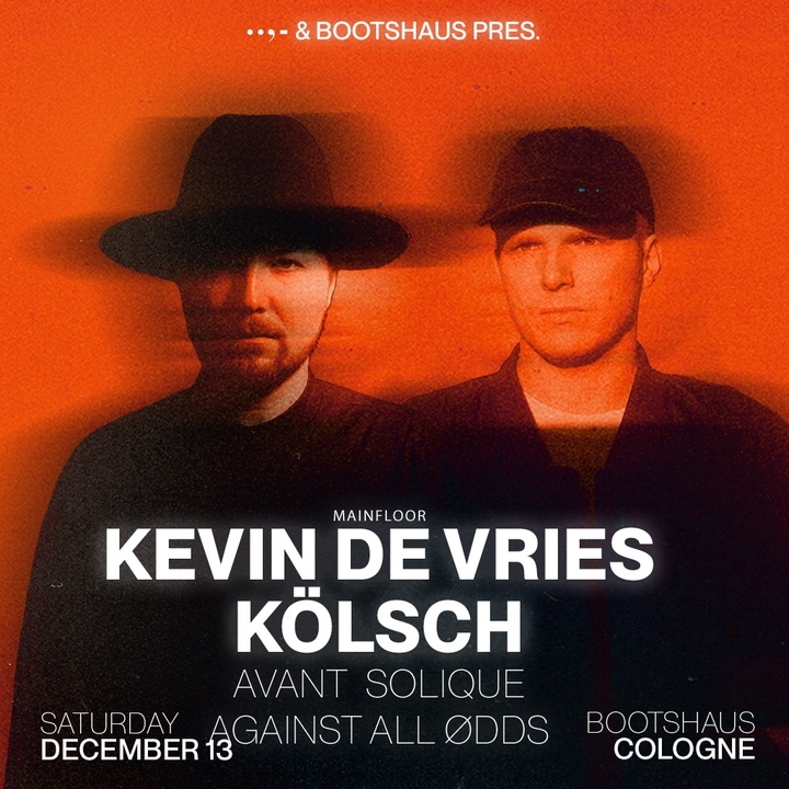 Kevin de Vries Cologne Tickets, Bootshaus Cologne Dec 13
