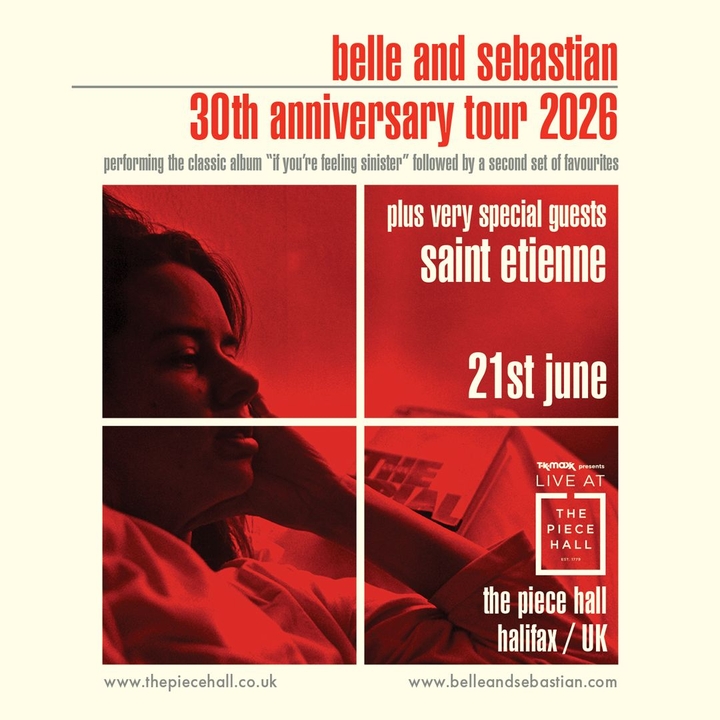 Belle and Sebastian Halifax Tickets, The Piece Hall Jun 21, 2026