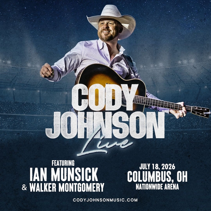 Ian Munsick Columbus Tickets, Nationwide Arena Jul 18, 2026