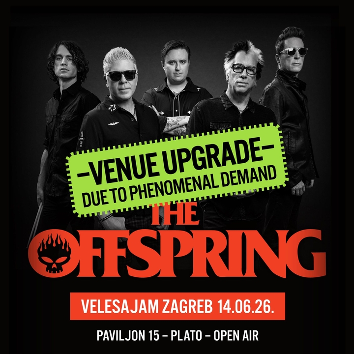 The Offspring Zagreb Tickets, Velesajam Zagreb Jun 14, 2026