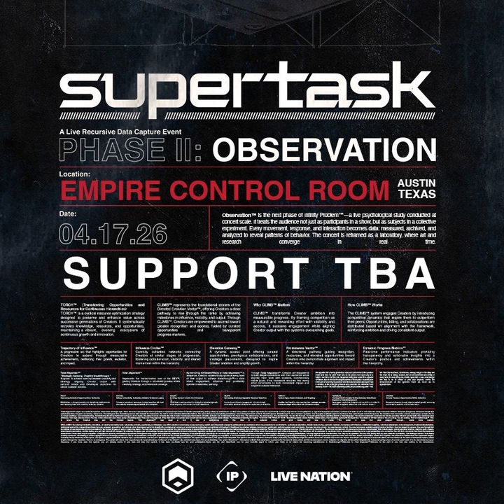 Supertask Austin Tickets, Empire Control Room & Garage Apr 17
