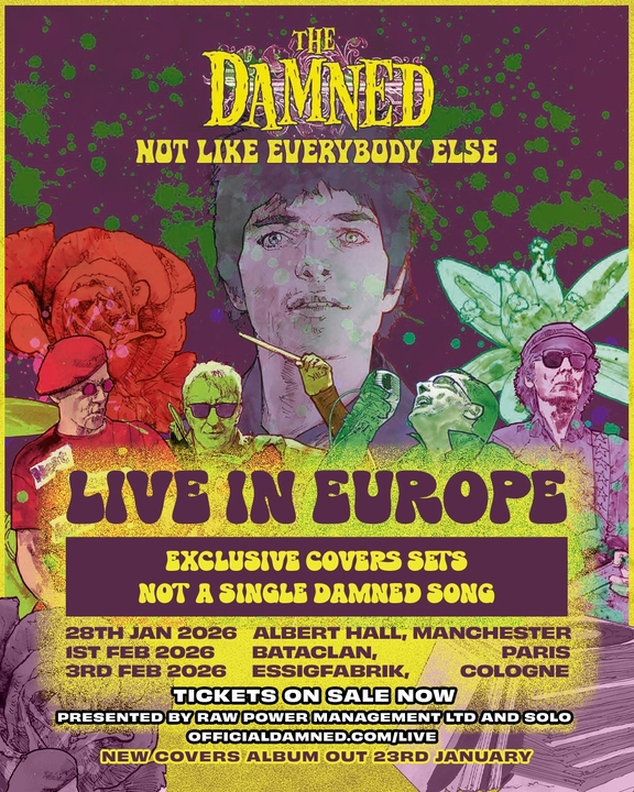 The Damned Concerts & Live Tour Dates: 2026-2027 Tickets | Bandsintown