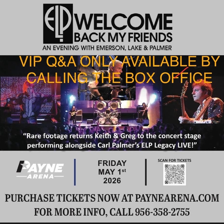 An Evening With Emerson, Lake & Palmer Hidalgo Tickets, Payne