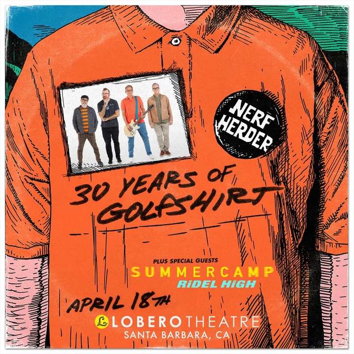 Nerf Herder Santa Barbara Tickets, Lobero Theatre Apr 18, 2026