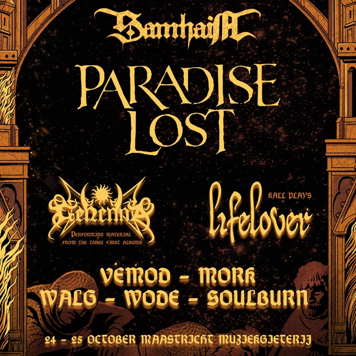 Paradise Lost Maastricht Tickets, Muziekgieterij Oct 25, 2026