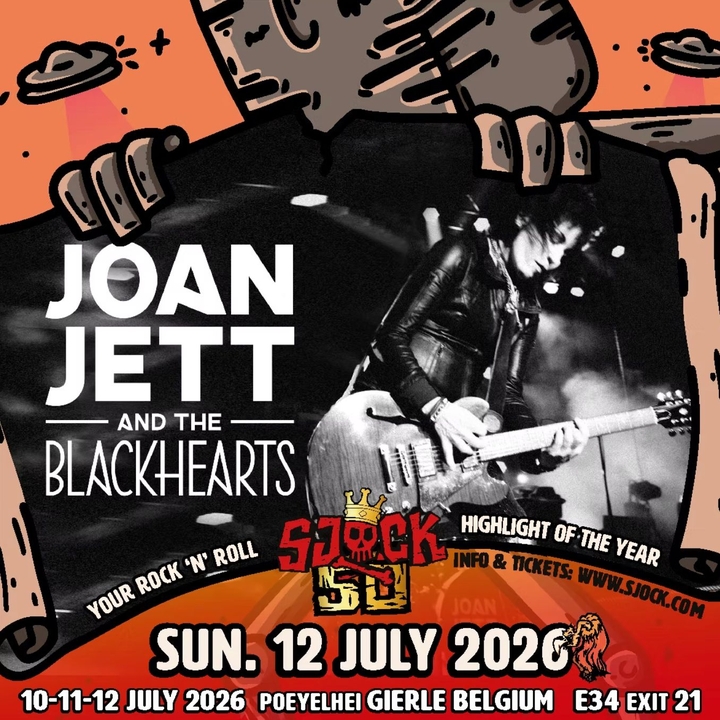 Joan Jett and the Blackhearts Lille Tickets, Ocmw Lille Jul 12