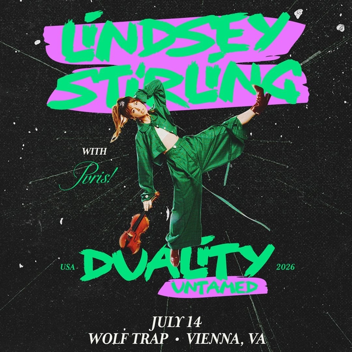 Lindsey Stirling Vienna Tickets, Filene Center at Wolf Trap Jul 14