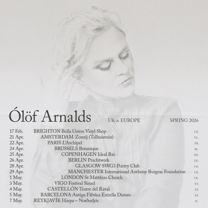 Olof Arnalds Bruxelles Tickets, Le Botanique Apr 24, 2026
