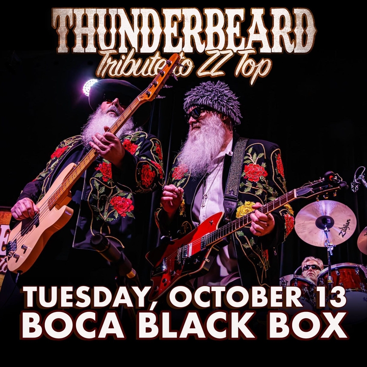 ThunderBeard: A Tribute to ZZ Top Boca Raton Tickets, Boca Black
