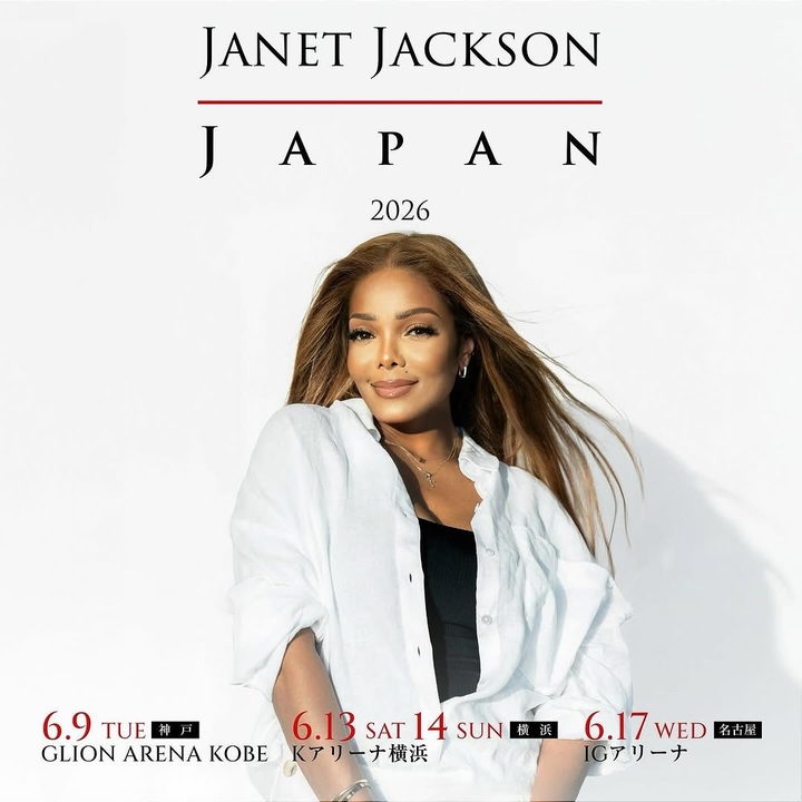Janet Jackson Yokohama Tickets, Kアリーナ横浜 Jun 13, 2026