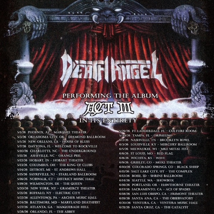 Death Angel Sayreville Tickets, Starland Ballroom May 15, 2026