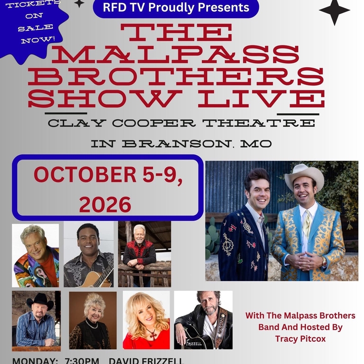 David Frizzell Branson Tickets, Clay Cooper Theatre Oct 05, 2026