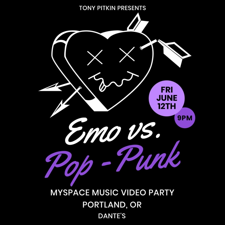 Emo vs. Pop-Punk Portland Tickets, Dante's Jun 12, 2026 | Bandsintown