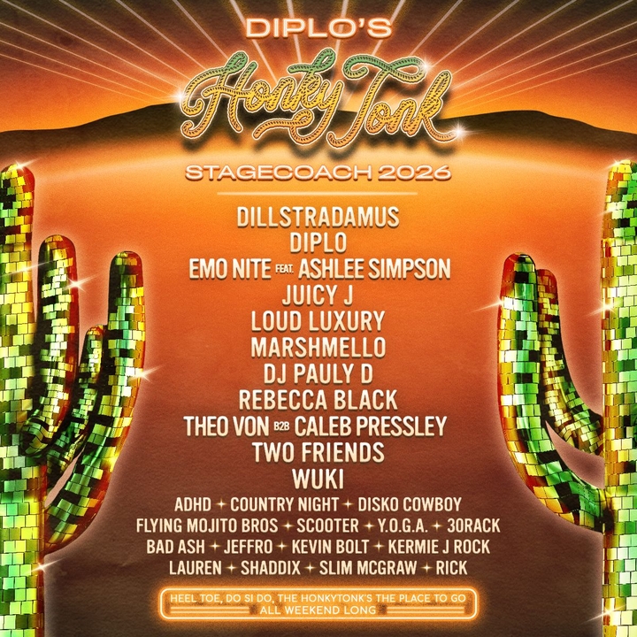 Flying Mojito Bros Indio Tickets, Stagecoach: Diplo's Honky Tonk