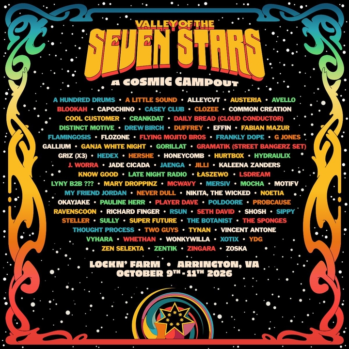 Late Night Radio Nelson County Tickets, Valley of the Seven Stars