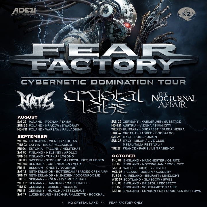 CRYSTAL LAKE (Official) Karlsruhe Tickets, Substage Sep 20, 2026