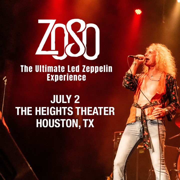 Zoso The Ultimate Led Zeppelin Experience Houston Tickets, The