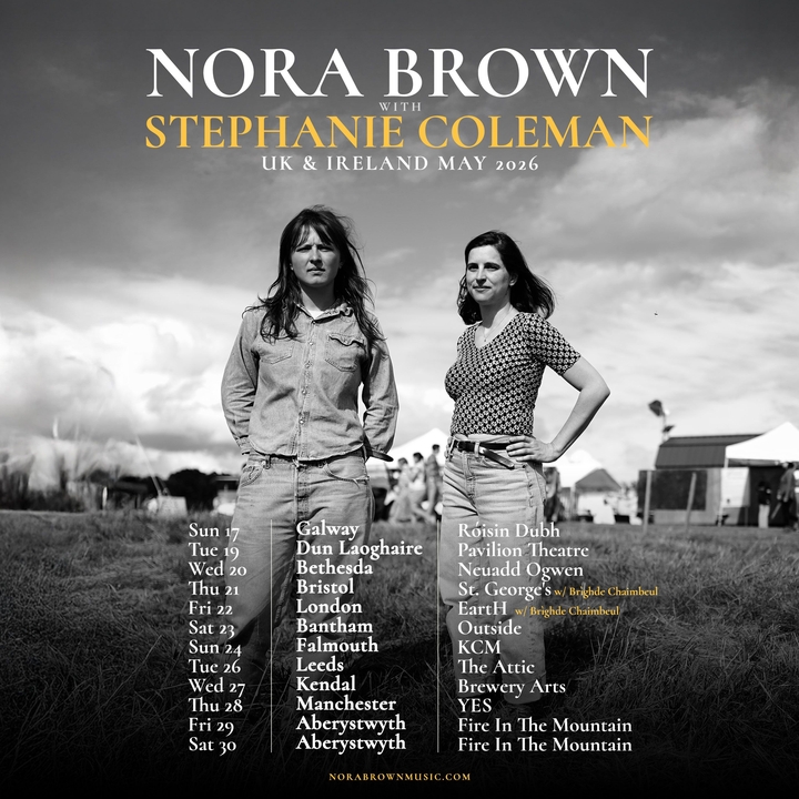 Nora Brown Falmouth Tickets, The Cornish Bank May 24, 2026