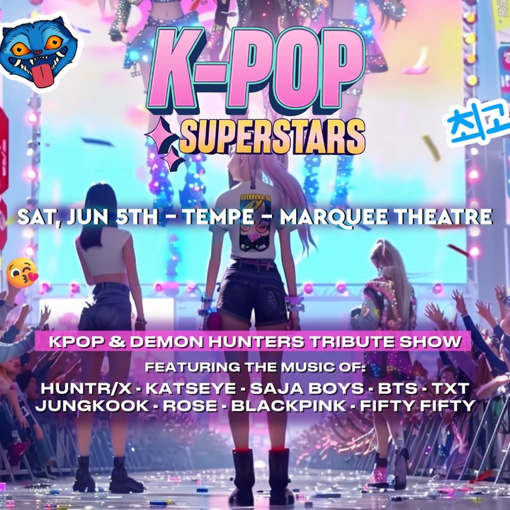 K-POP Superstars Tempe Tickets, Marquee Theatre Jun 05, 2026