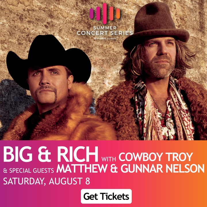 Big & Rich New Lenox Tickets, New Lenox Performing Arts Pavilion