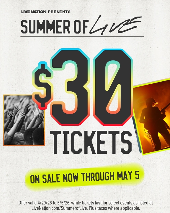 Live Nation $30 Ticket To Summer - Ilustrasi 3