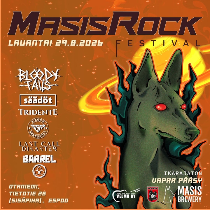Free Bloody Falls Espoo Tickets, Masis Brewery Aug 29, 2026