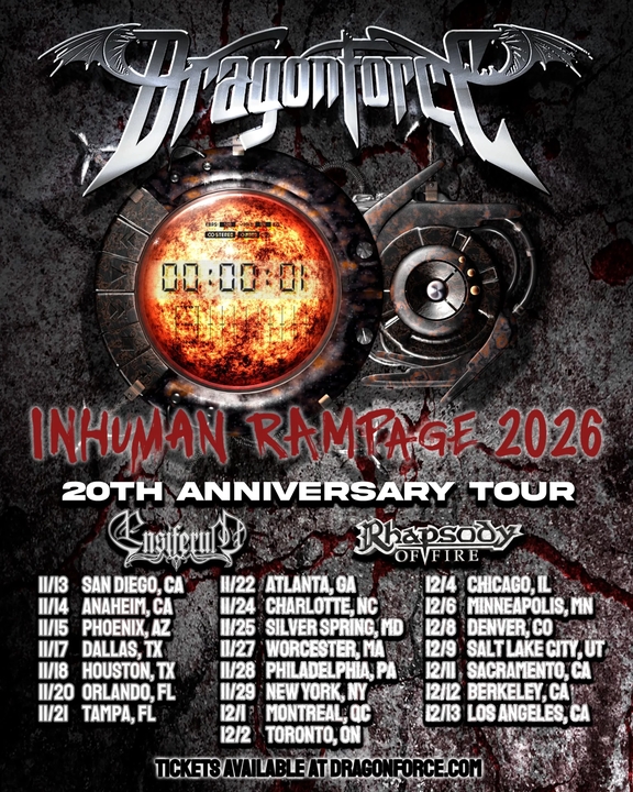 DragonForce Tampa Tickets, The Ritz Ybor Nov 21, 2026 | Bandsintown
