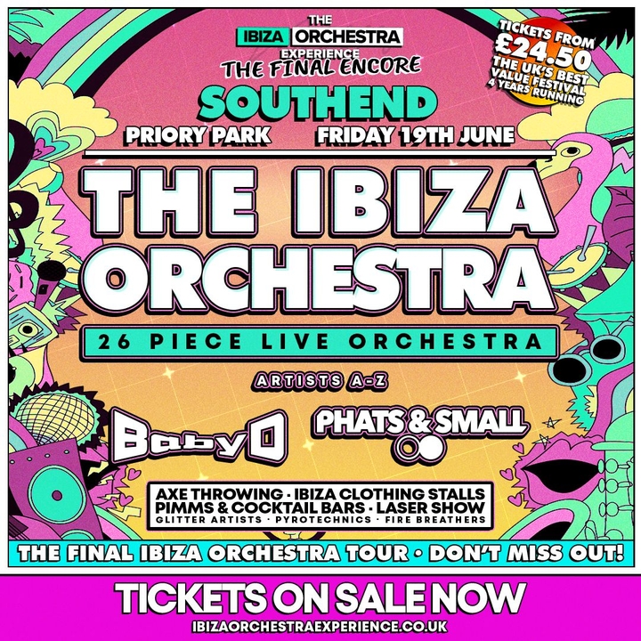 The Ibiza Orchestra Experience Southend-on-Sea Tickets, Priory