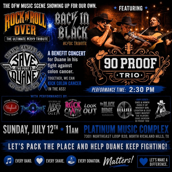 90 PROOF Country North Richland Hills Tickets, Platinum Music